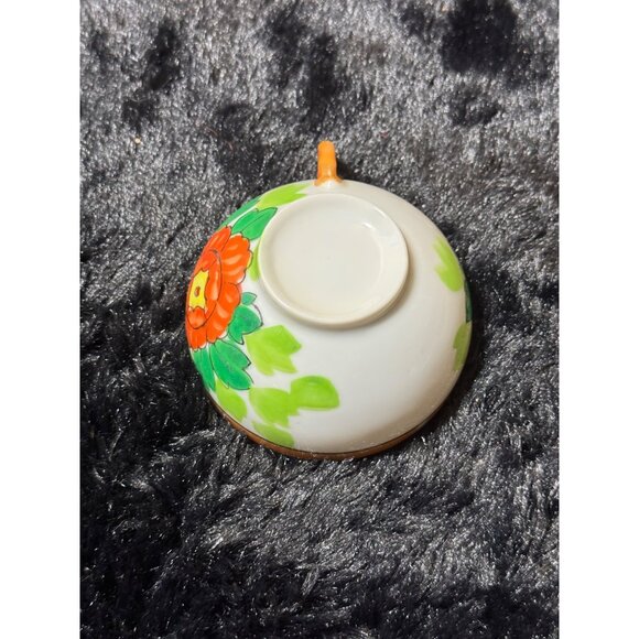 Vintage Hand-Painted Floral Ceramic Tea Cup & Saucer Set  Made In Japan - Picture 4 of 12